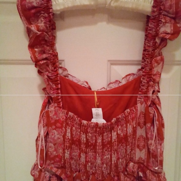 📿NWT - HOUSE OF HARLOW 1960 BOHO HIPPIE LINEN DRESS📿 - Picture 5 of 13